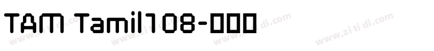 TAM Tamil108字体转换